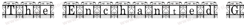 The Enchanted Garden字体转换